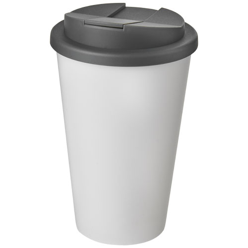 Gobelet isolant promotionnel 350ml Americano® Blanc et Gris